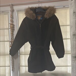 Wilson Adventure Bound Dark Brown Quilted Jacket Label